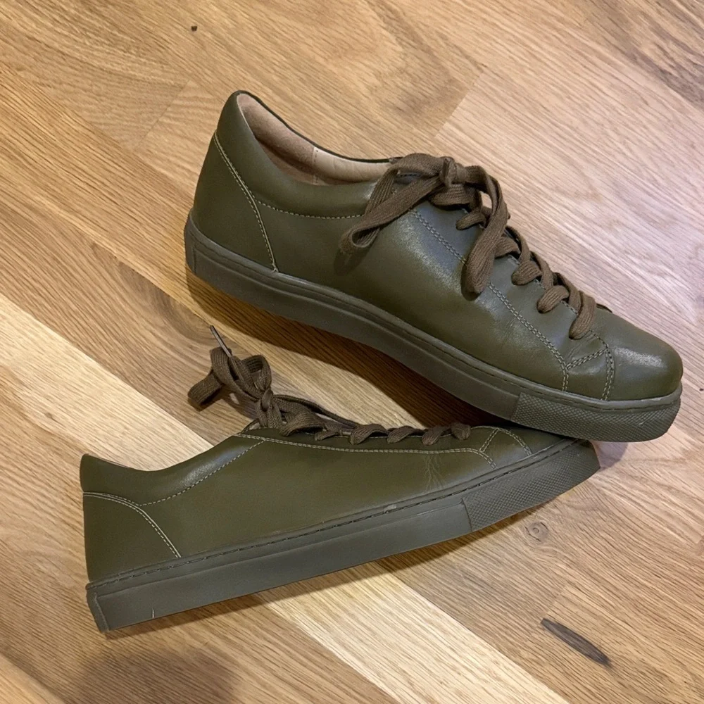 Stylish Olive Women's Sneakers - Picture 2 of 5